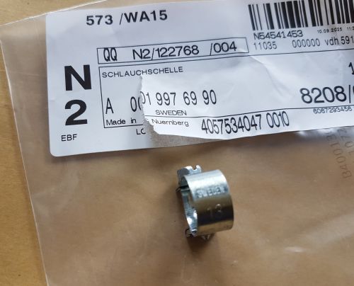 001 997 6990   Schlauchschelle 9 -13 MM
